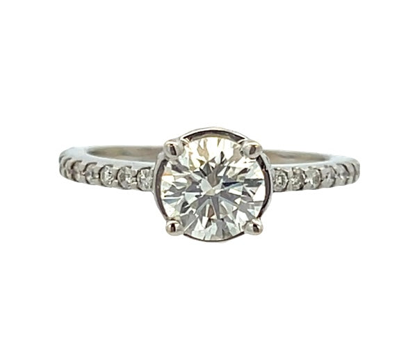 18ct White Gold 1.14ct Diamond Ring with GIA Report image 0