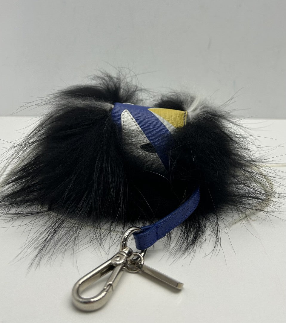 Fendi Bag Bugs Mink Fur Key Charm image 3
