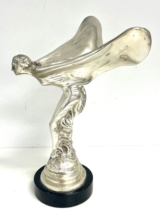 Large Rolls Royce "Spirit of Ecstasy" Chrome Statue image 1