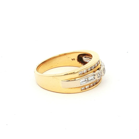 Yellow Gold 29 Diamond Ring