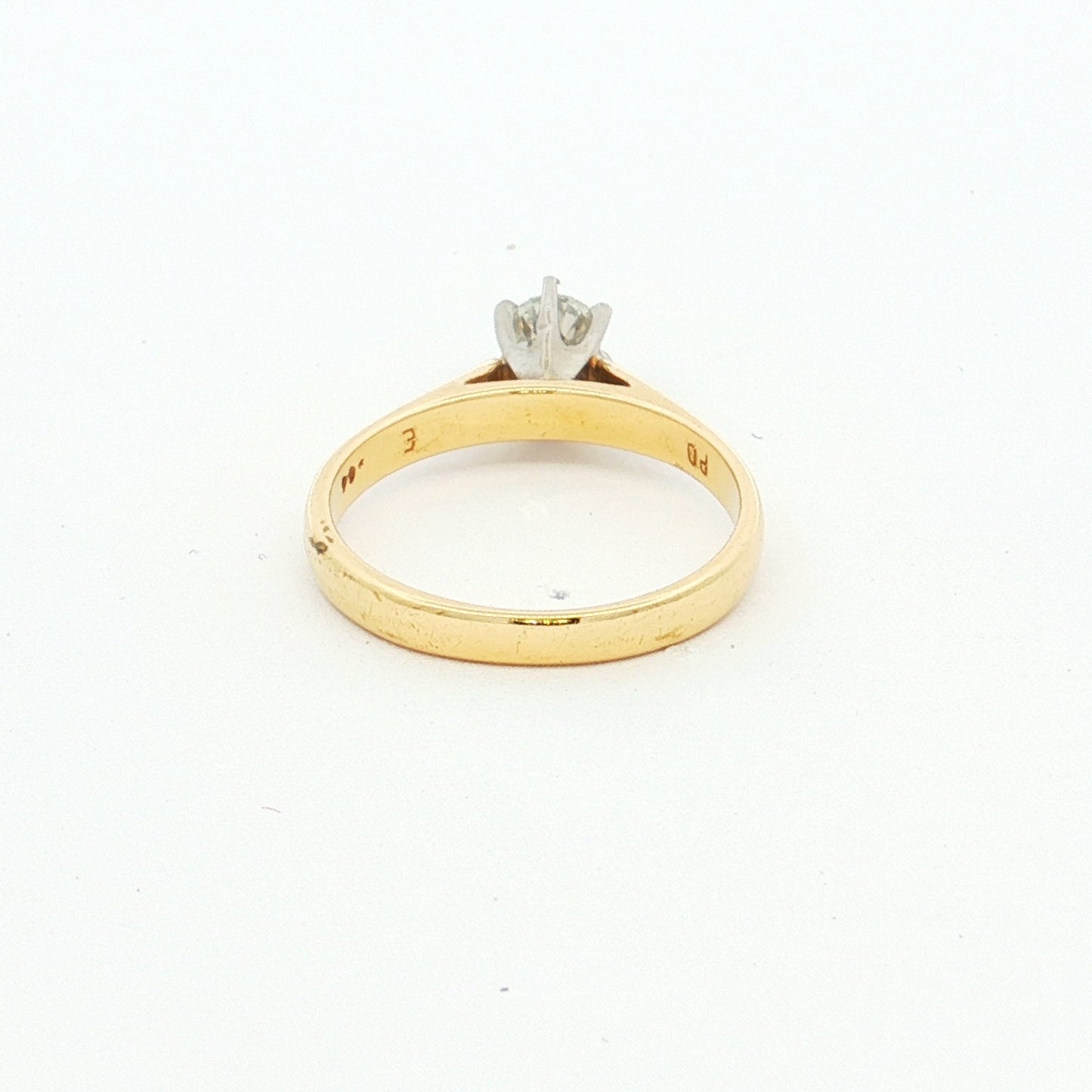 Yellow Gold Solitaire Ring