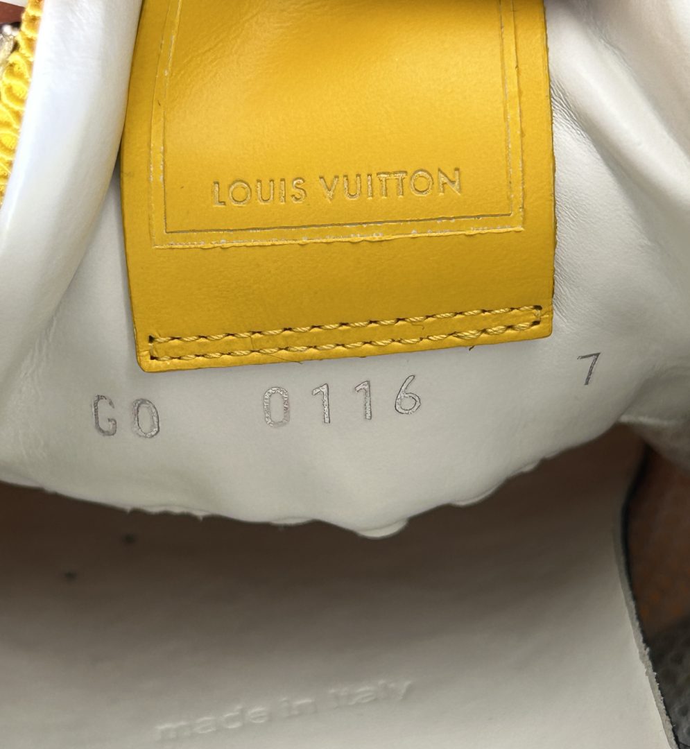 Louis Vuitton VNR Frontrow Yellow & Black Sneakers image 6