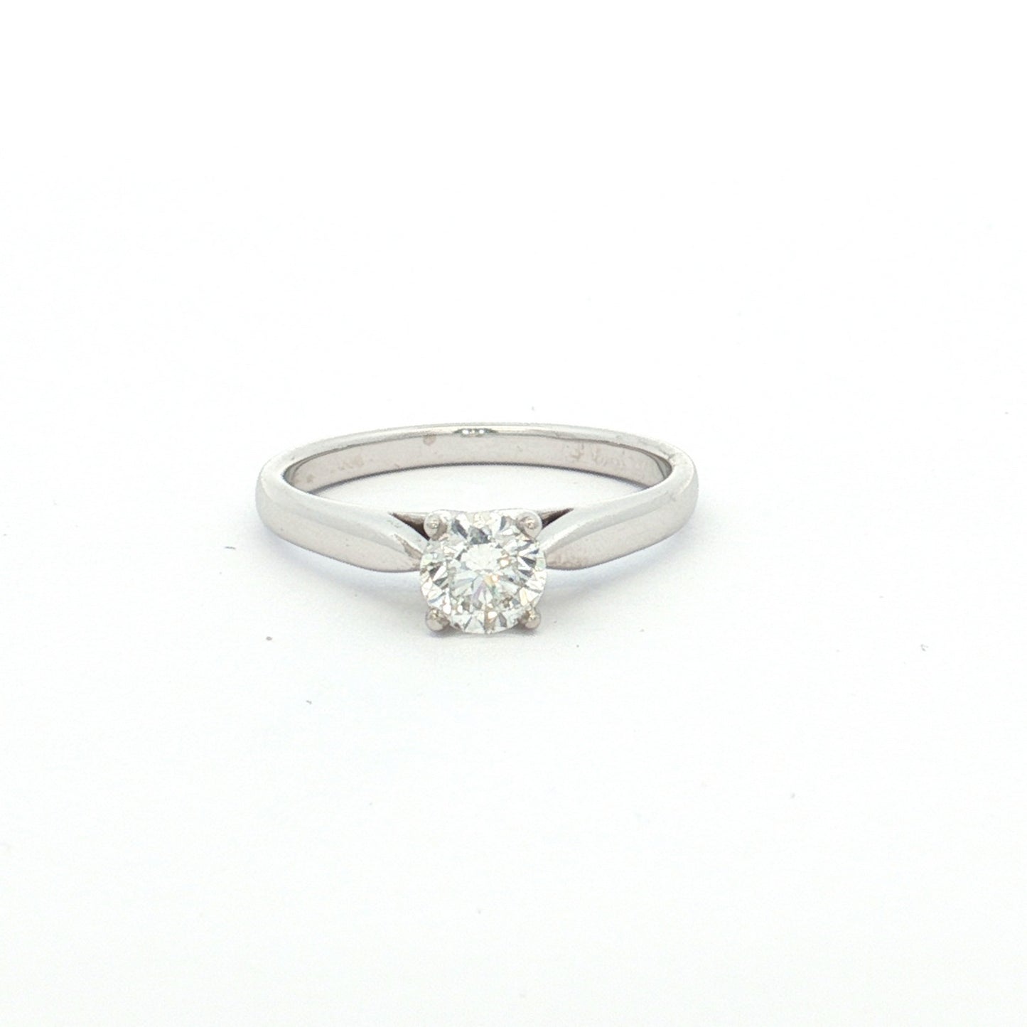 White Gold 0.50ct Diamond Solitaire Ring – Michael Hill