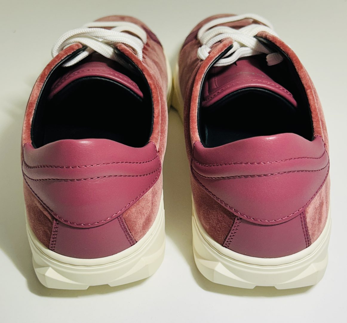 Salvatore Ferragamo Burgundy Low Top Sneakers image 3
