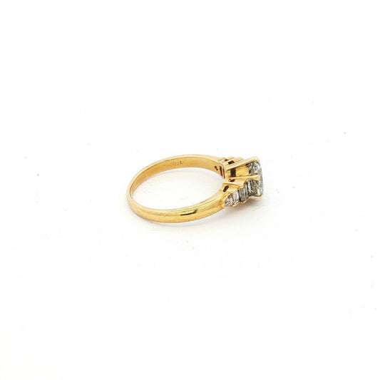 Yellow Gold Diamond Dress Ring