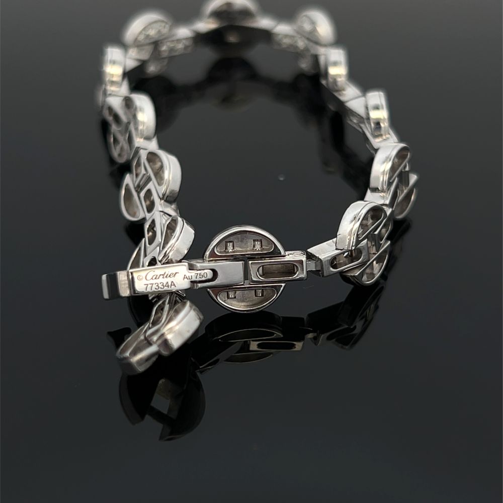 Cartier Himalia18ct White Gold Diamond Bracelet image 3