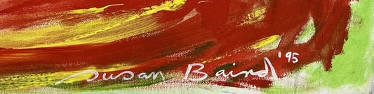 Susan Baird ''Winfield Cup'' Simply the Best Original Painting image 1