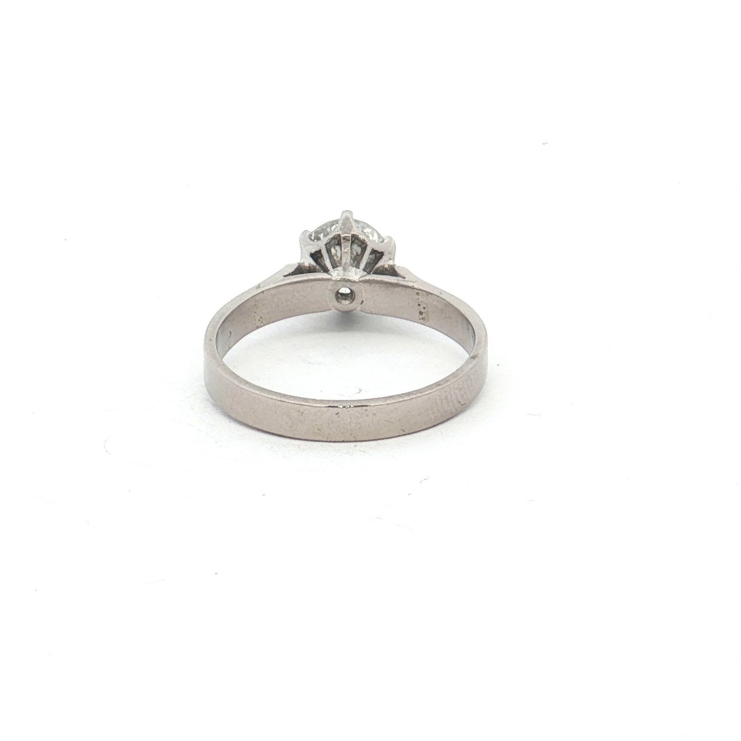 White Gold Solitaire Diamond Ring