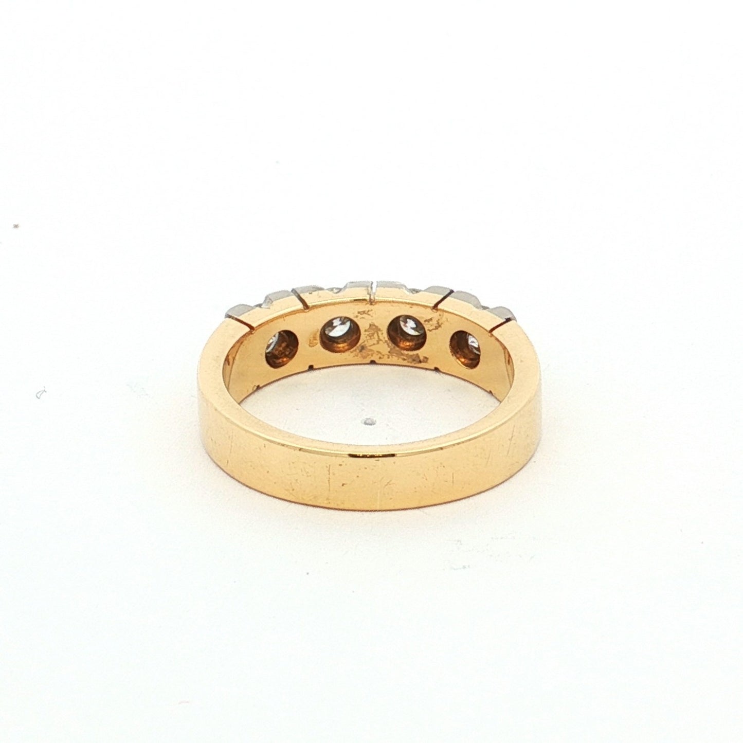 Yellow Gold Four-Stone Diamond Ring