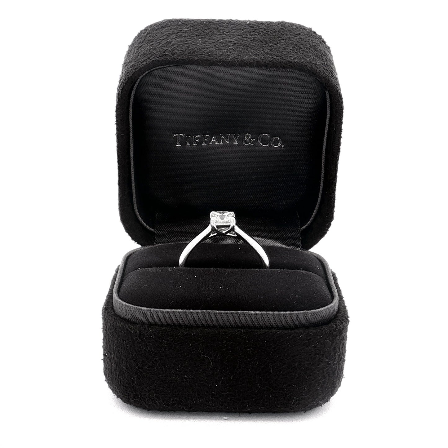 Tiffany & Co. Platinum Lucida Diamond Solitaire Ring