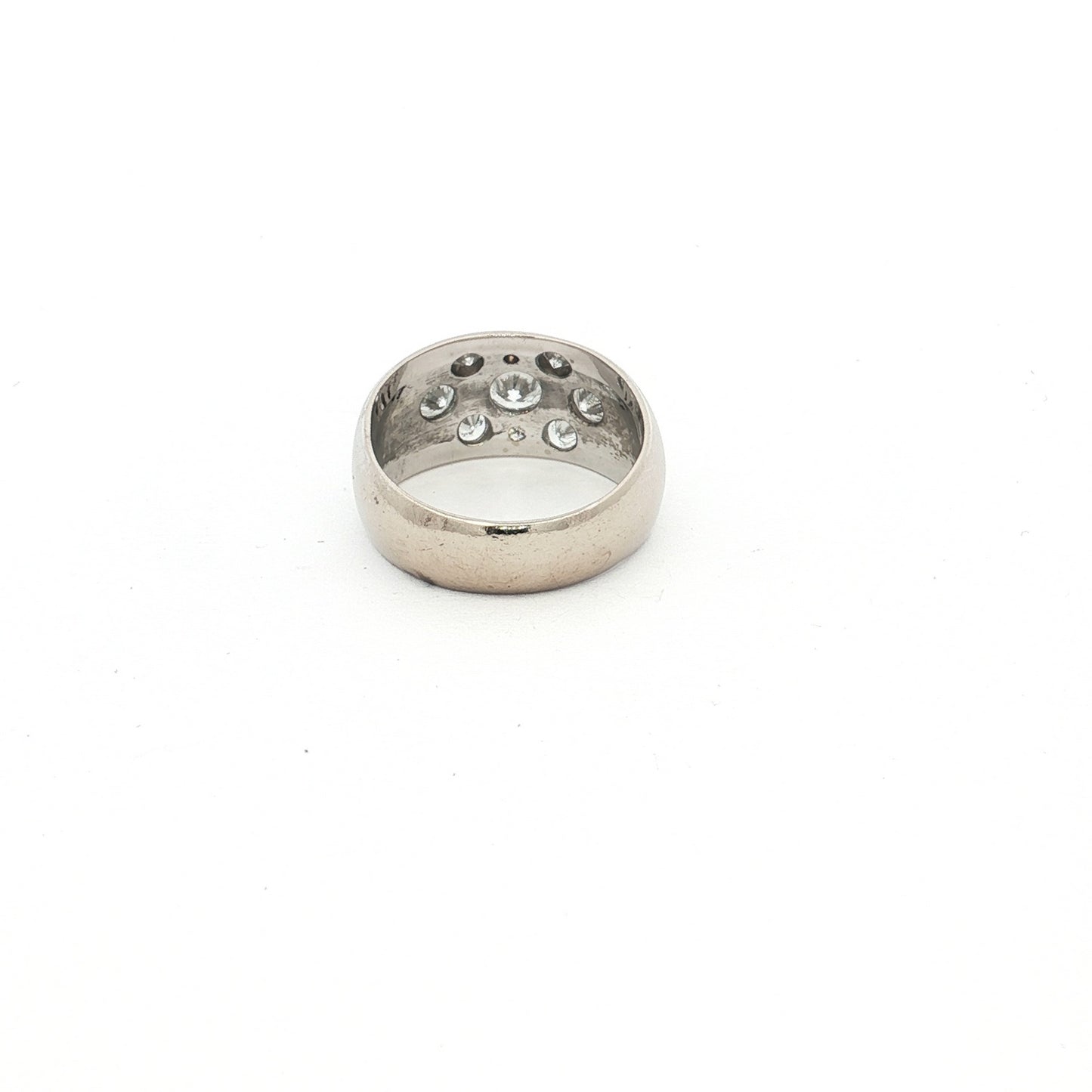 White Gold Diamond Band Ring