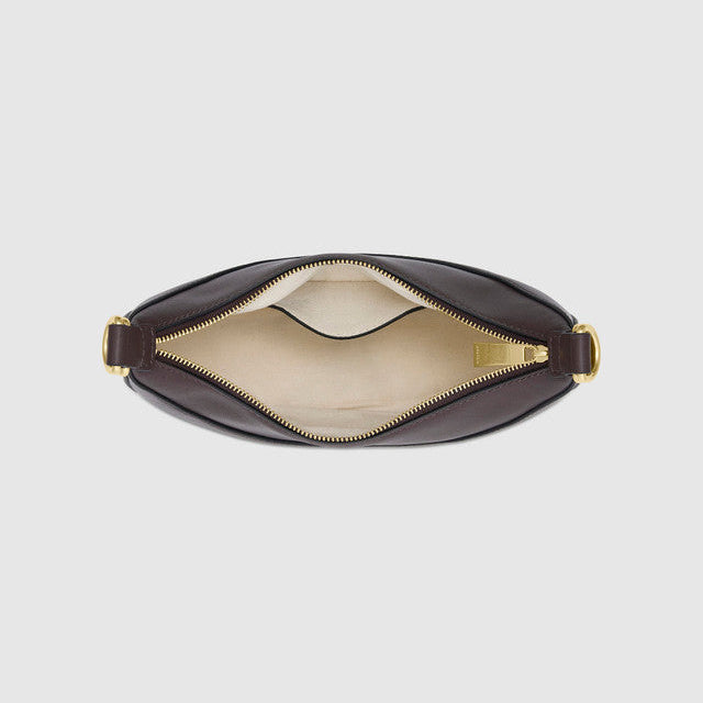 Oroton Florence Small Mahogany Shoulder Bag