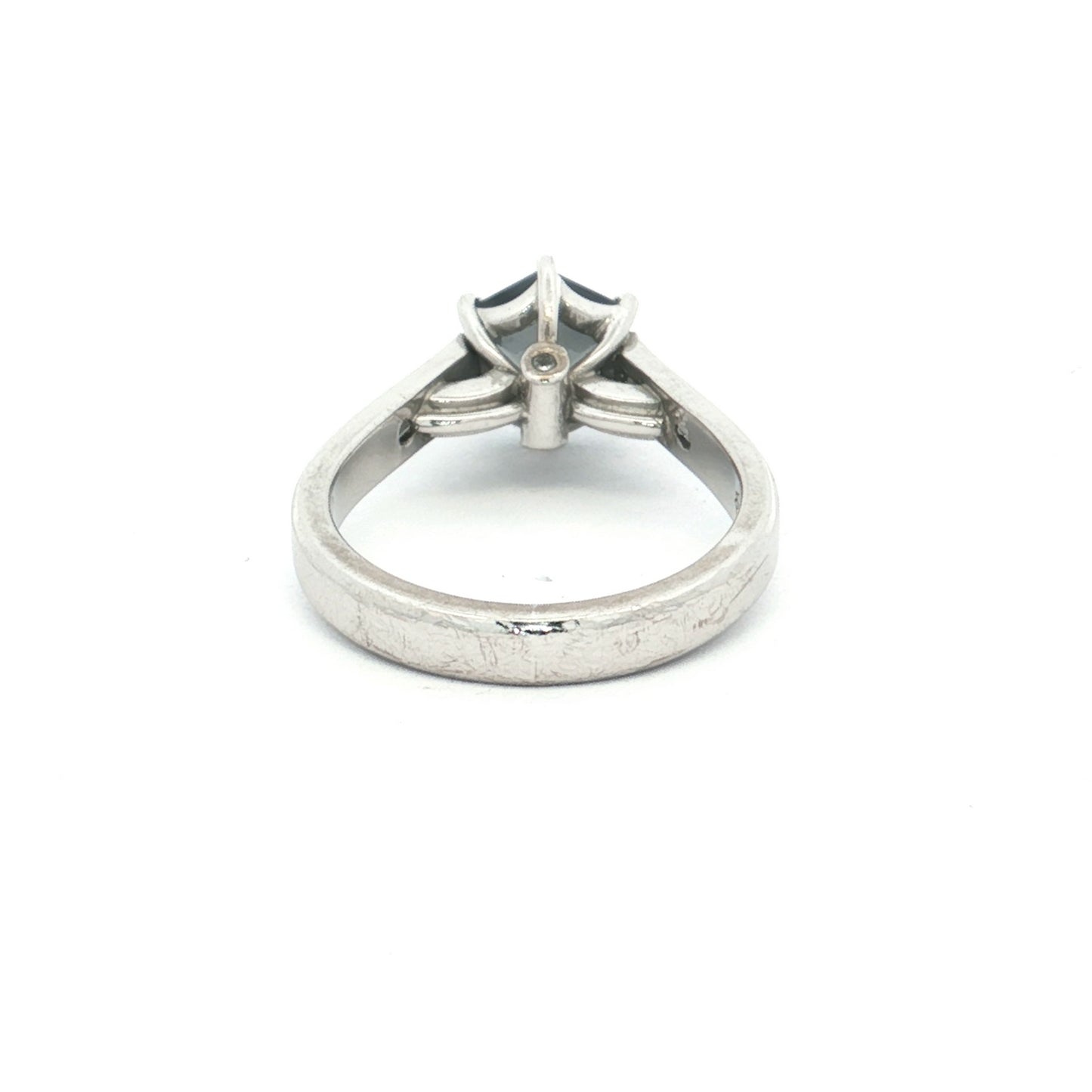 White Gold Sapphire & Diamond Ring
