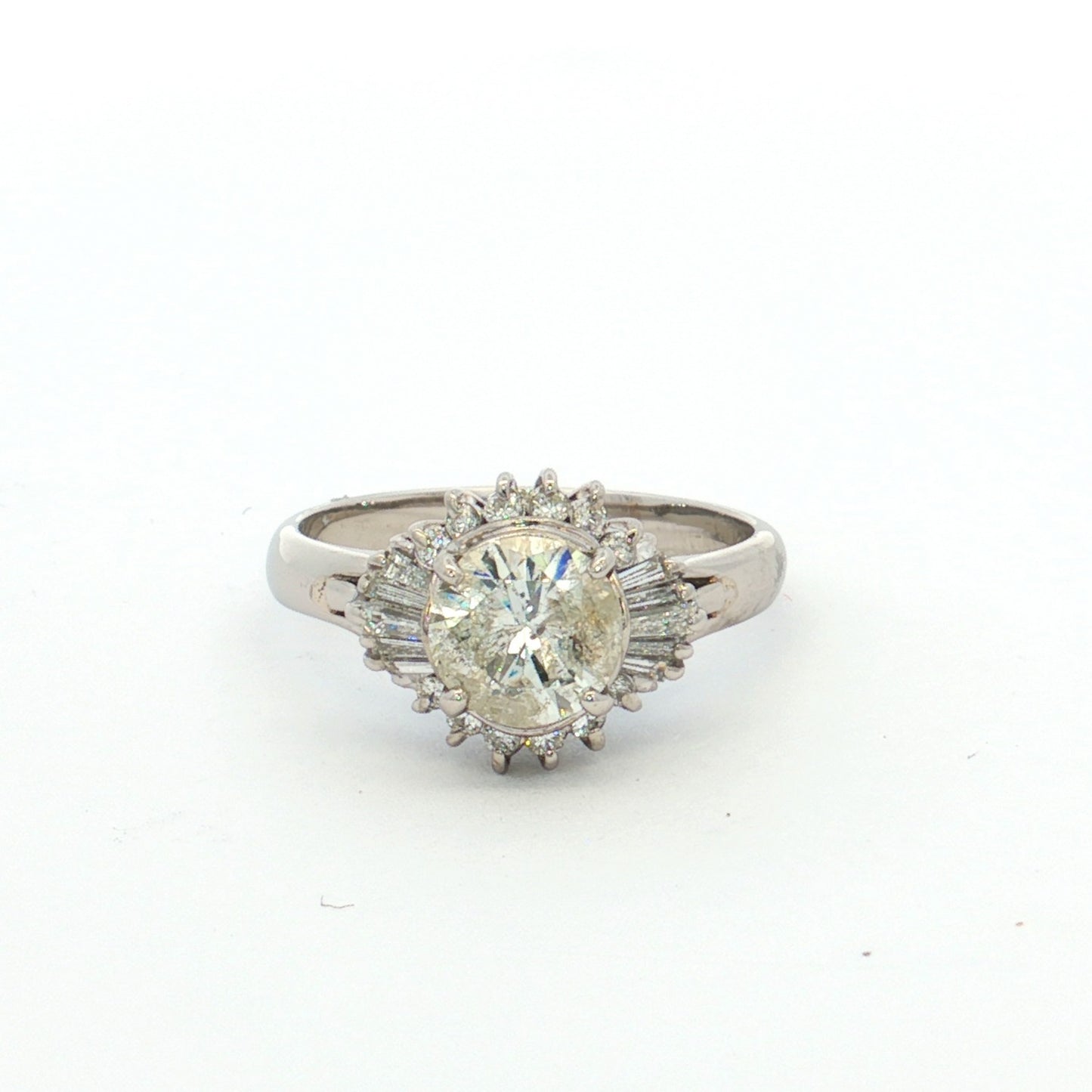 Platinum Ballerina Diamond Ring