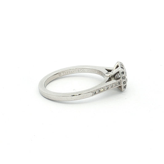 Platinum Tiffany & Co. Legacy 33-Stone Diamond Cluster Ring