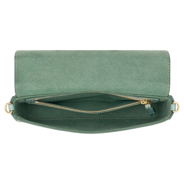Oroton Dylan Texture Embossed Leather Clutch