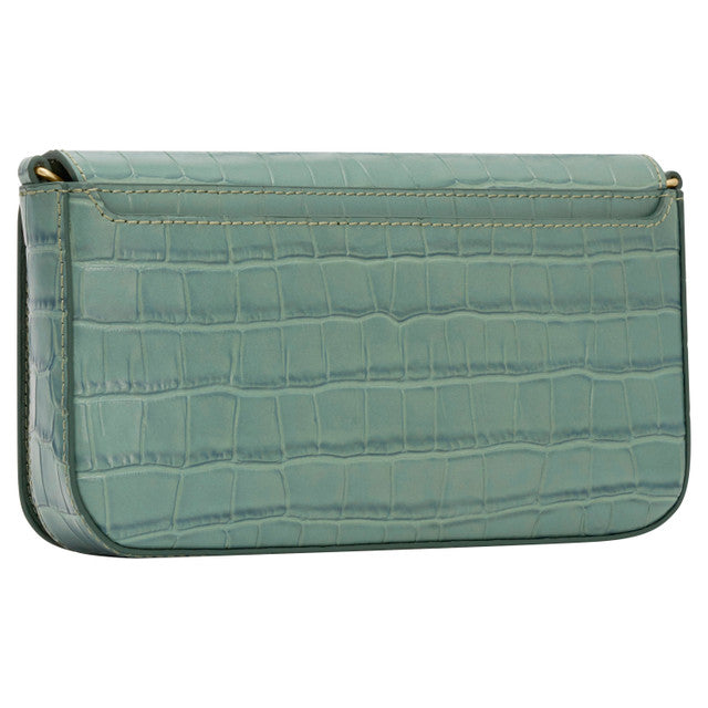 Oroton Dylan Texture Embossed Leather Clutch