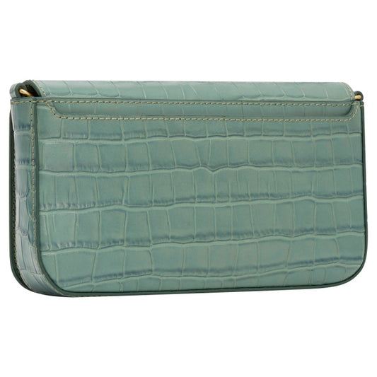 Oroton Dylan Texture Embossed Leather Clutch