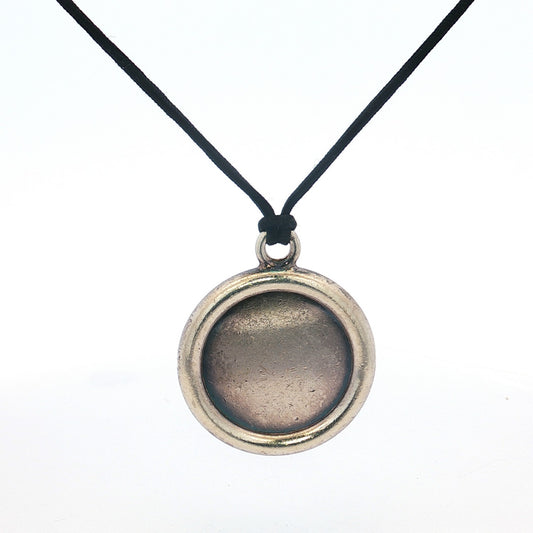 Hermès Paris Round Medallion Pendant Necklace