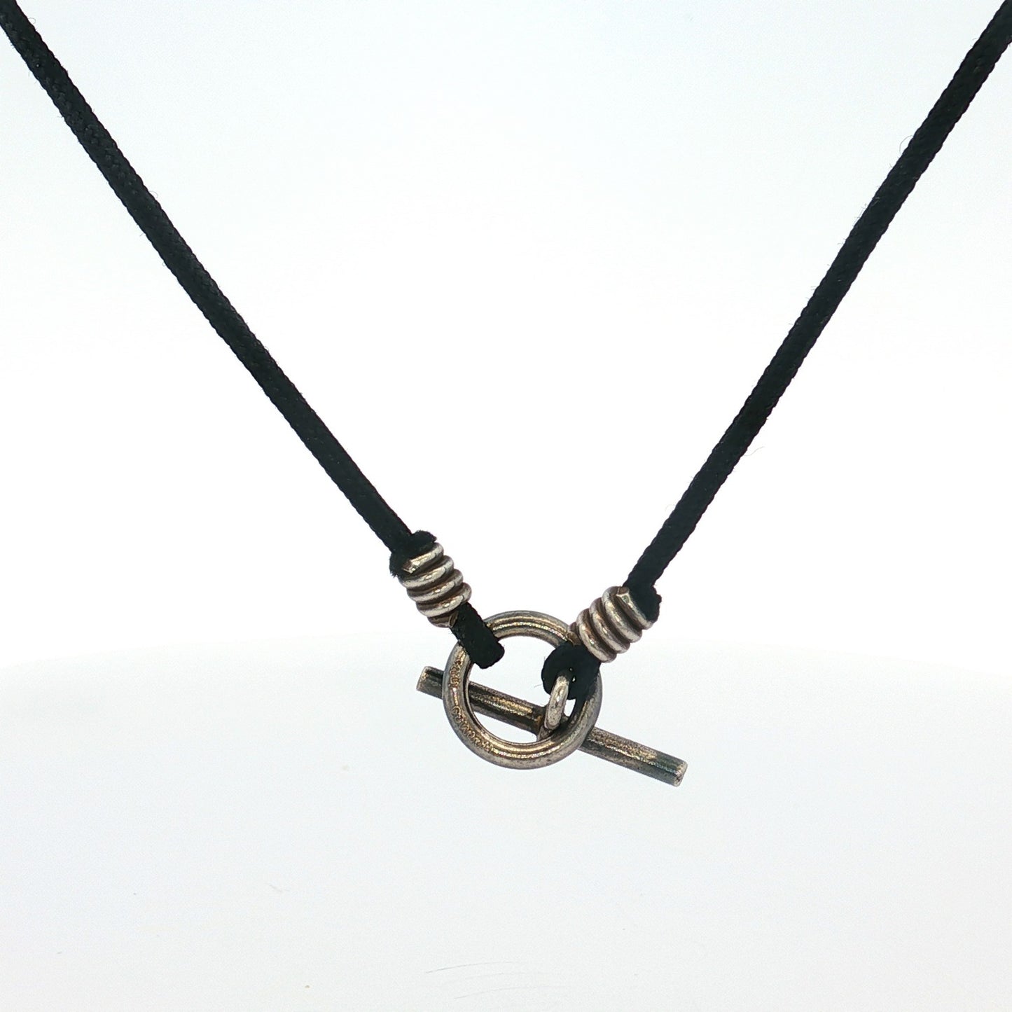 Hermès Paris Round Medallion Pendant Necklace