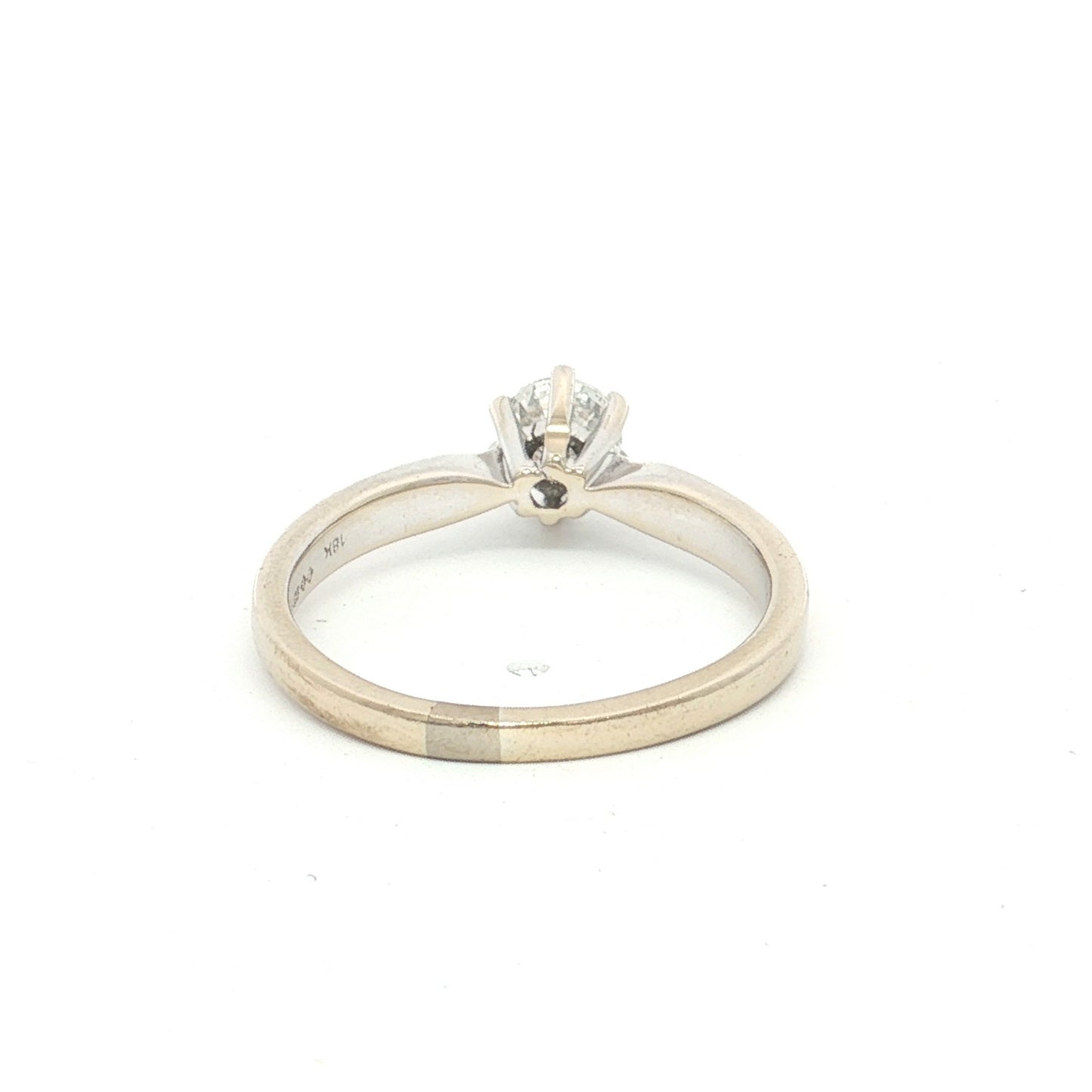 18ct White Gold Diamond Solitaire Ring