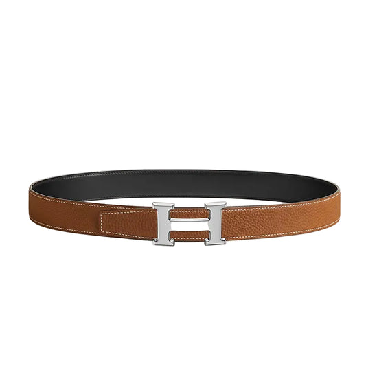 Hermès Reversible Leather Belt Black Brown