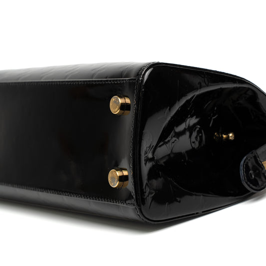 Louis Vuitton Brea MM Black Vernis Bag
