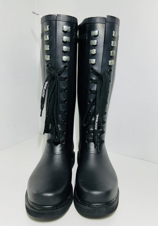 Off-White™ “FOR RIDING” Tall Rubber Boots image 1