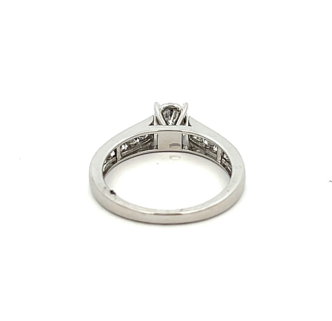 14ct White Gold 0.65ct Diamond Ring image 3