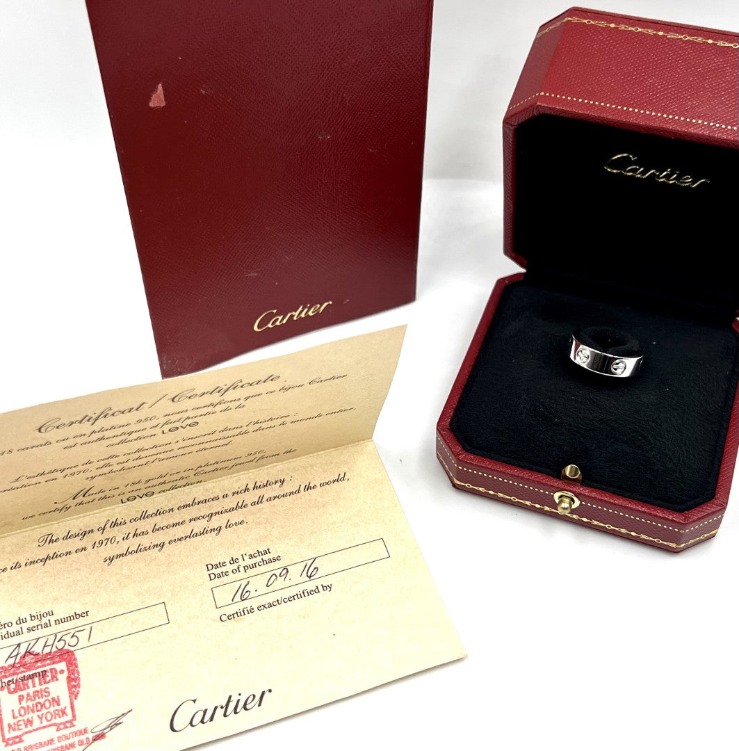 Cartier 18ct White Gold Love Ring image 4