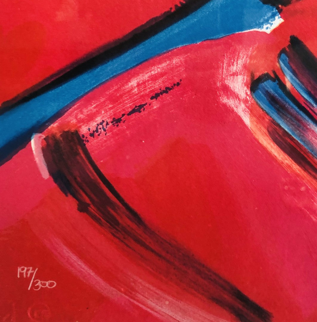Peter Max 'Crimson Lady' Lithograpgh Limited Edition image 2