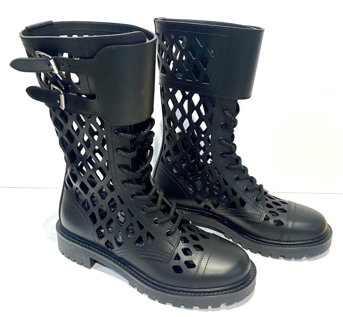 Christian Dior D-Trap Lace-up Boots image 0