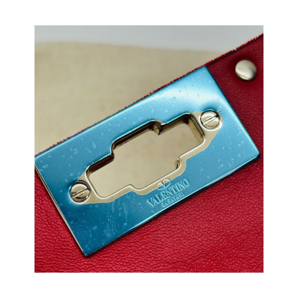 Valentino Garavani Rockstud Spike Quilted Velvet Bag image 4