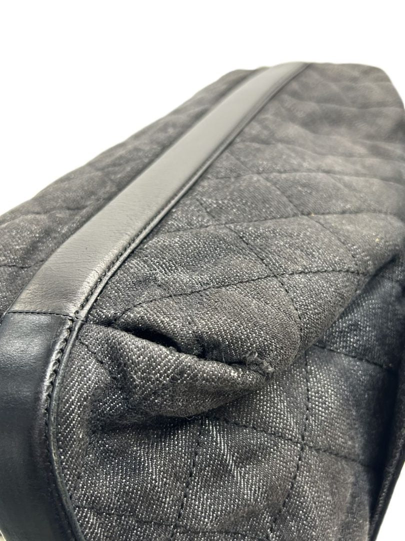 Chanel Denim Calfskin Quilted Tote image 6