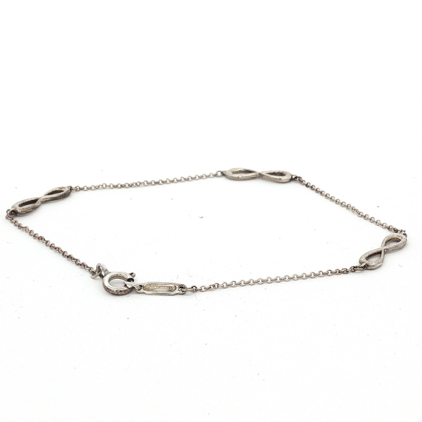 Tiffany & Co. Infinity Sterling Silver Chain Bracelet