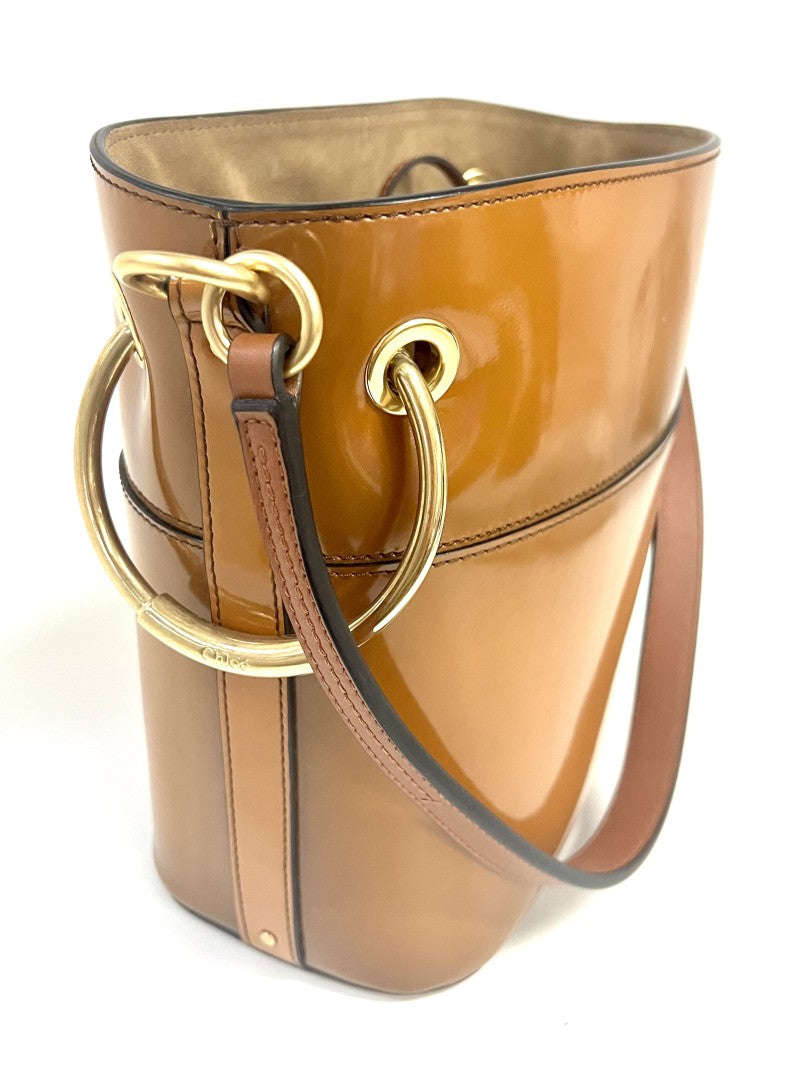 Chloe Roy Patent Leather Bucket Bag image 7