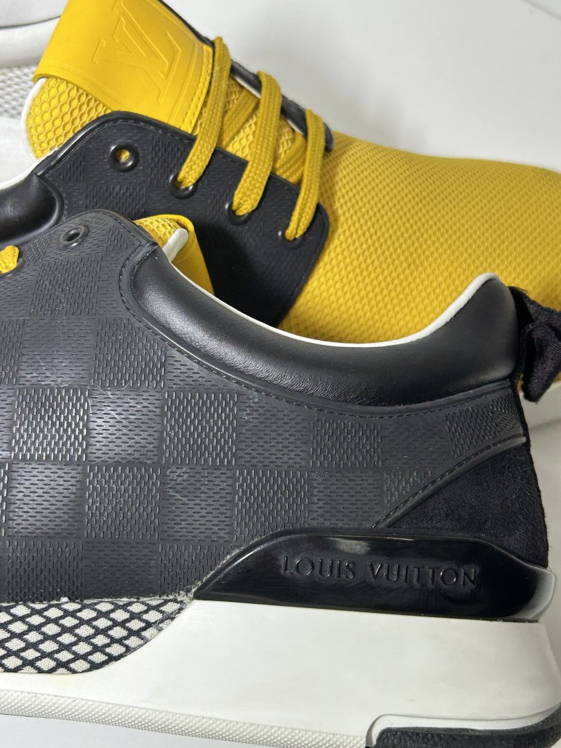 Louis Vuitton VNR Frontrow Yellow & Black Sneakers image 5