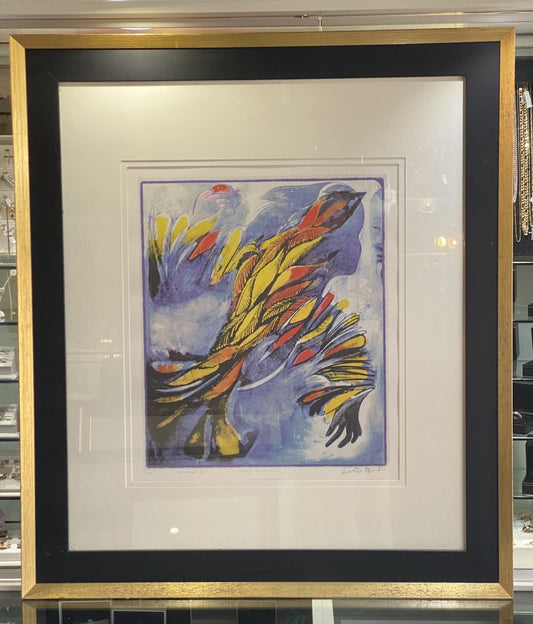 Charles Blackman 'Wings of Fire - Orpheus Suite' Silkscreen image 1