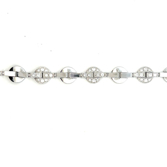 Cartier Himalia18ct White Gold Diamond Bracelet image 1