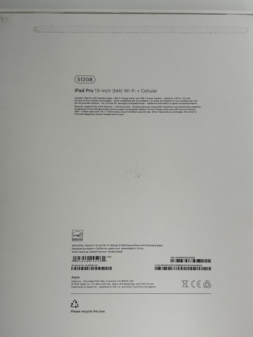 iPad Pro 13" (M4) – Wi-Fi + Cellular | 512GB | Space Black image 8