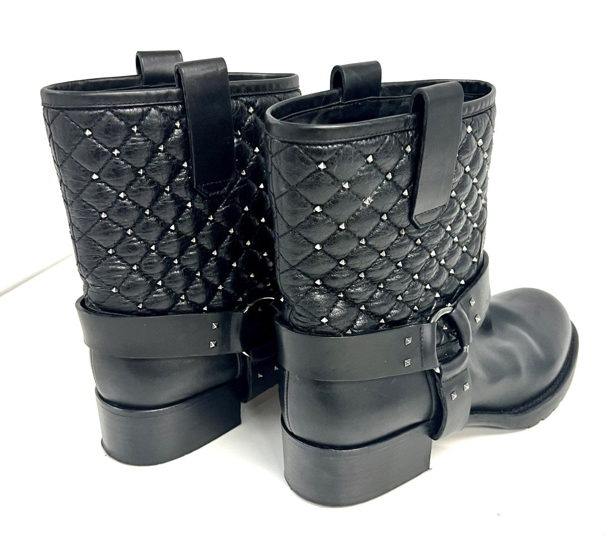 Valentino Garavani Rockstud Spike Biker Boots image 1