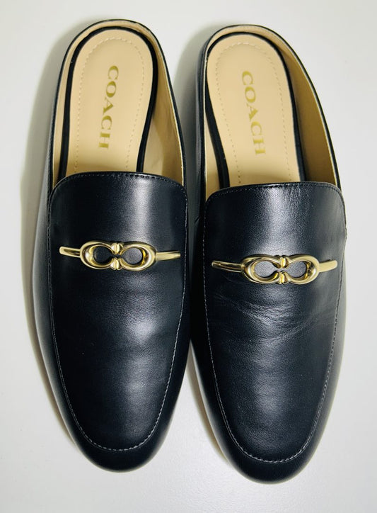 Coach Sienna Leather Slide Mules image 1