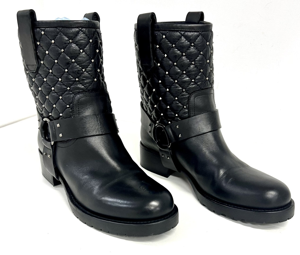 Valentino Garavani Rockstud Spike Biker Boots image 2