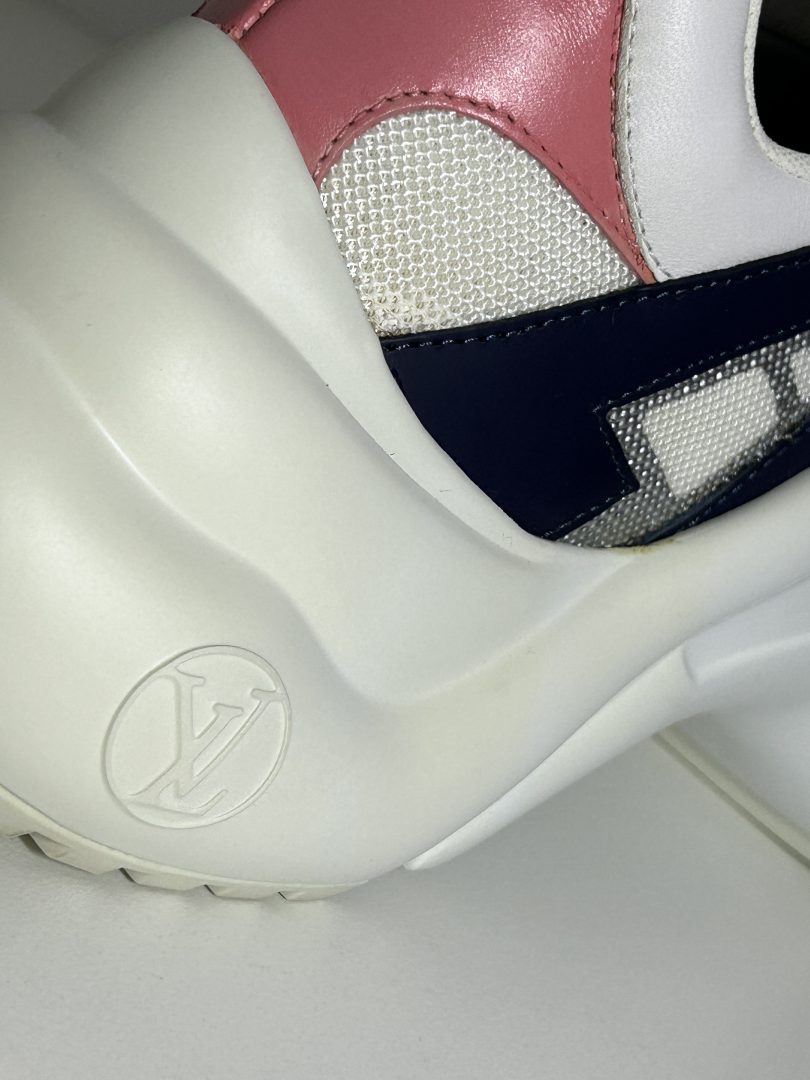 Louis Vuitton Archlight Sneakers – White/Navy/Pink image 4