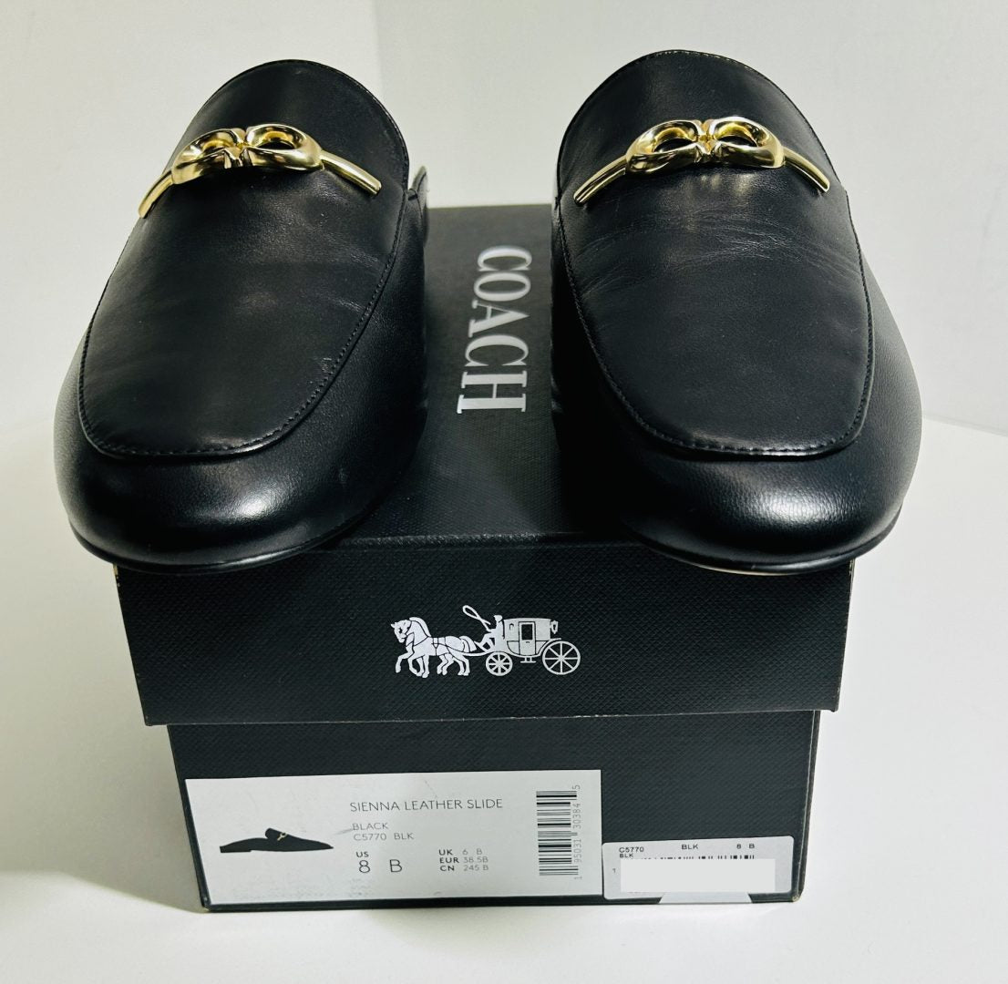 Coach Sienna Leather Slide Mules image 5