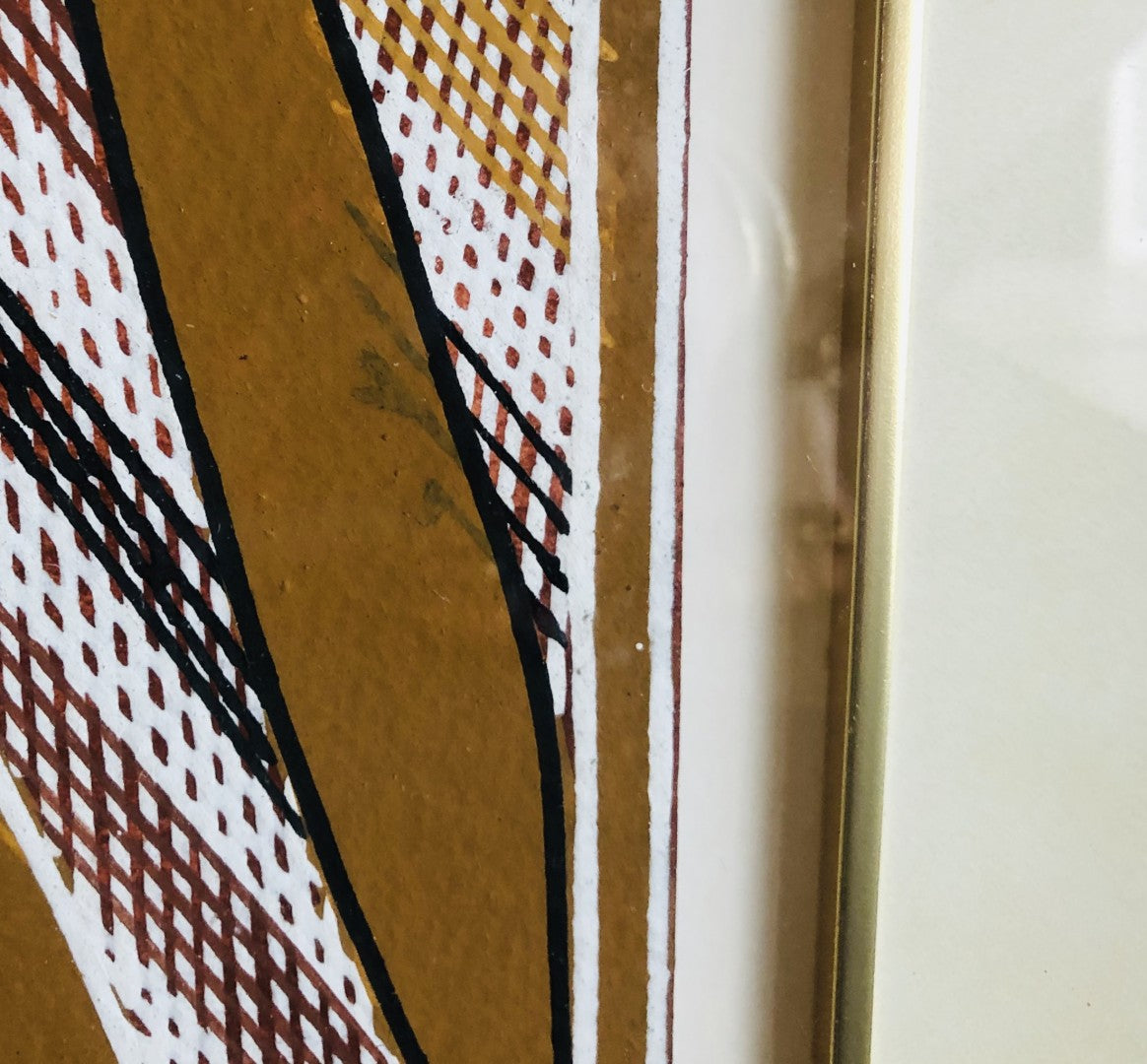 George Milpurrurra 'Mewal Honey Ancestor' Aborigonal Painting image 2