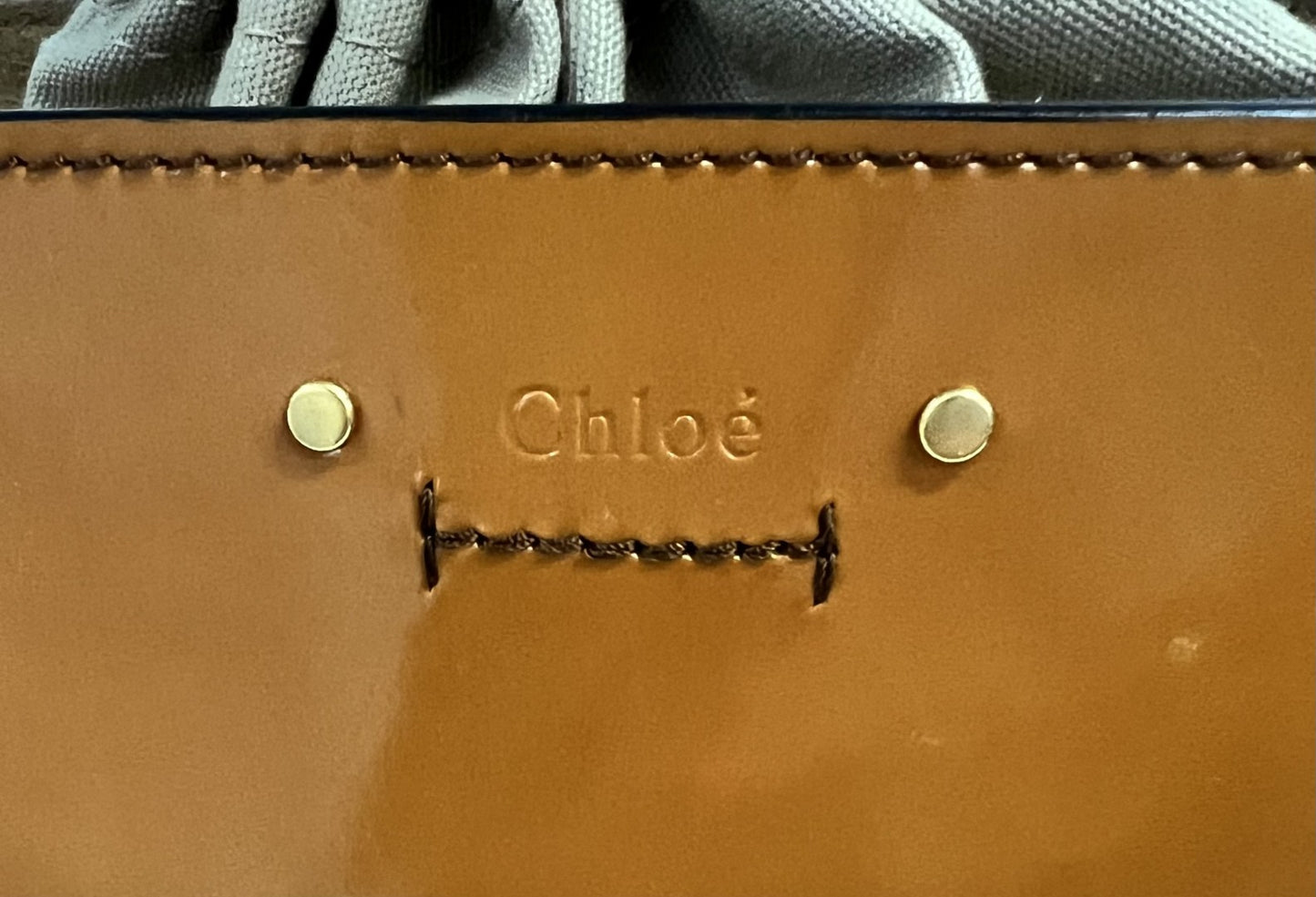 Chloe Roy Patent Leather Bucket Bag image 4