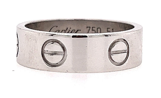 Cartier 18ct White Gold Love Ring image 1