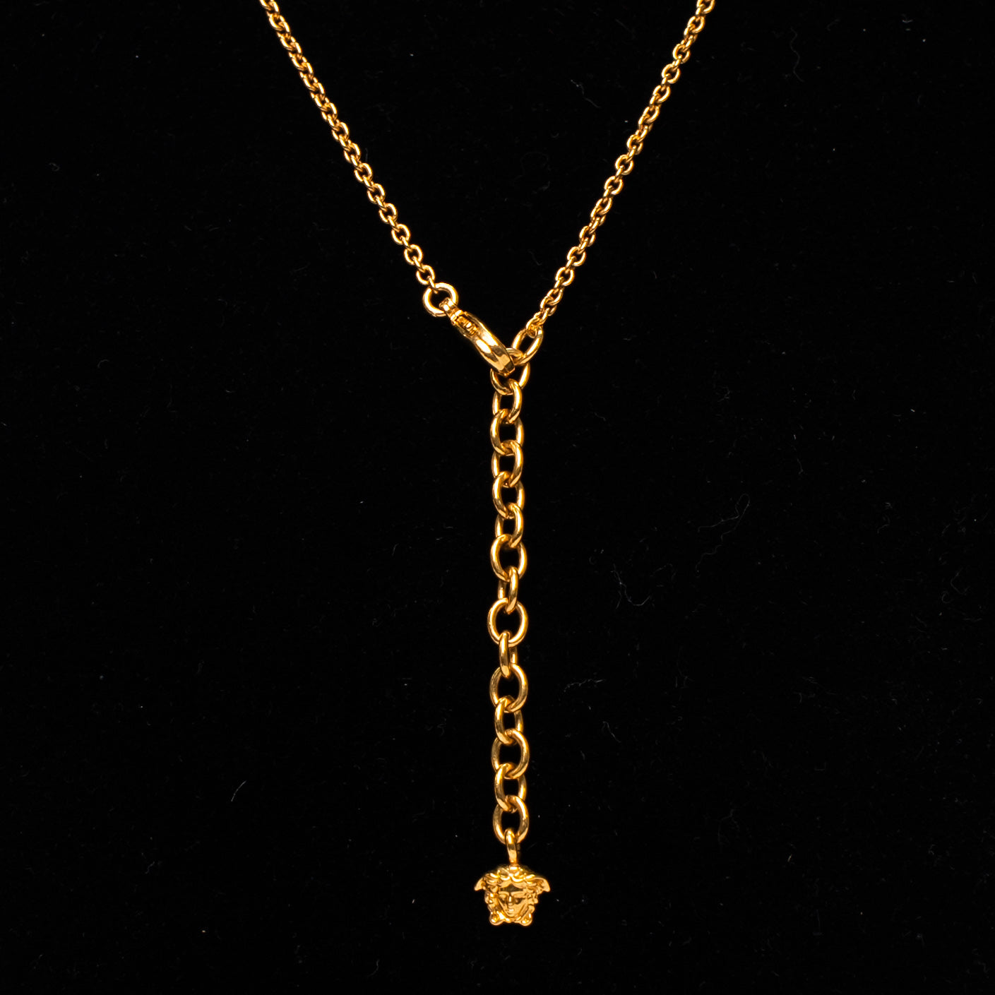 Versace Medusa Gold Pendant Necklace