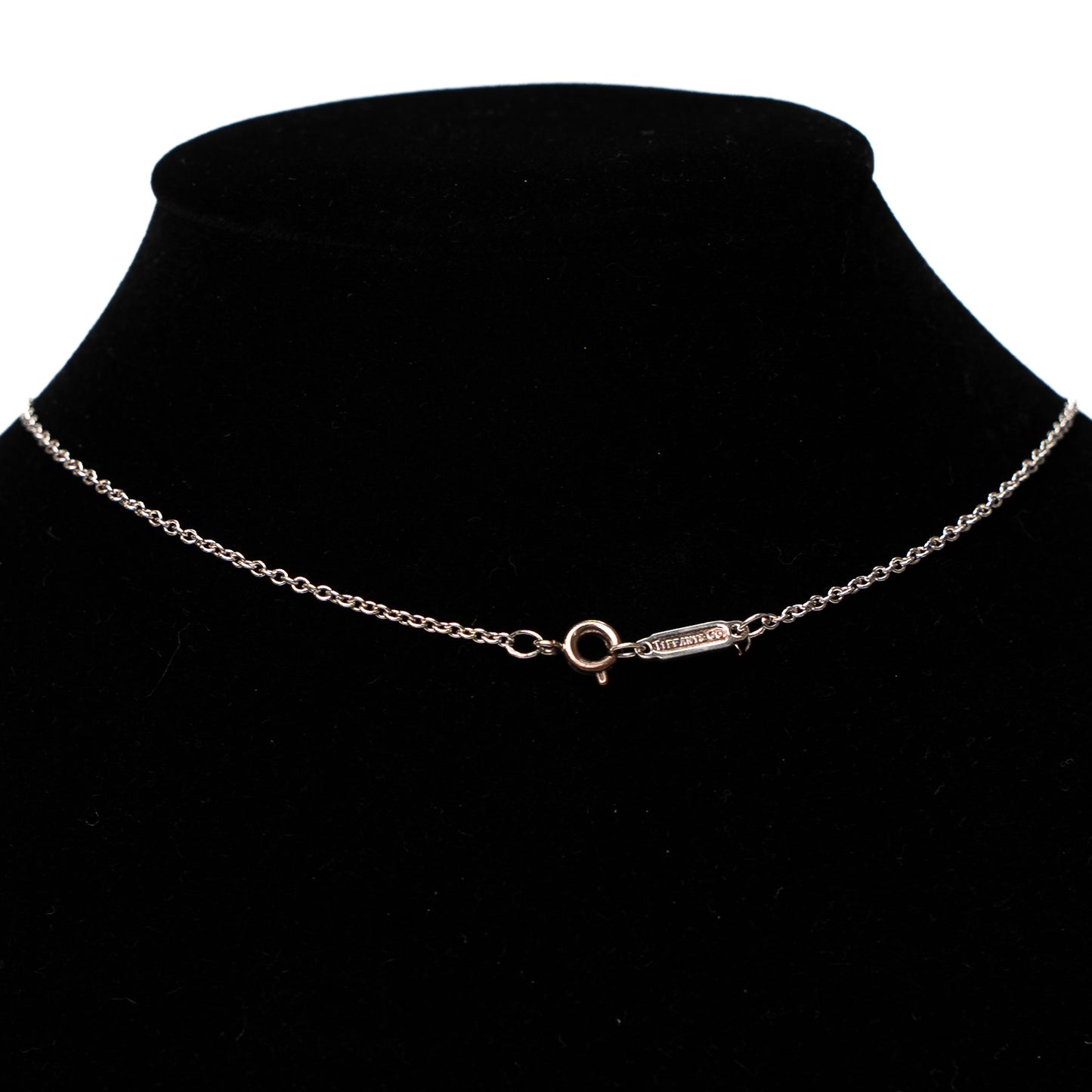 Tiffany & Co. Sterling Silver Five-Heart Tag Necklace